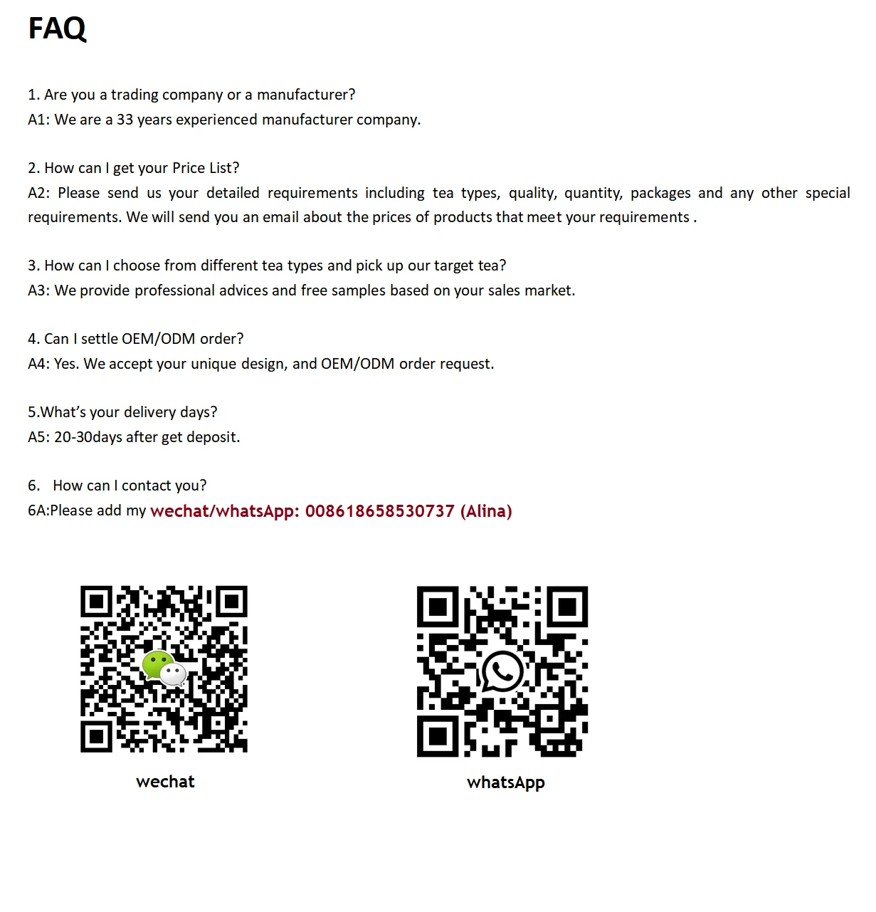 FAQ