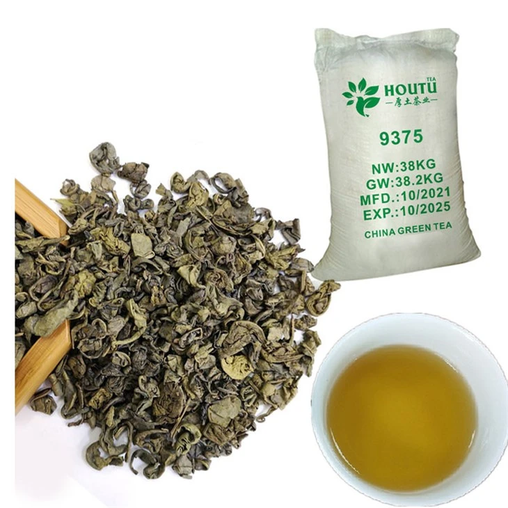 Gunpowder Tea  9375 Chinese factory  clean soup green tea 